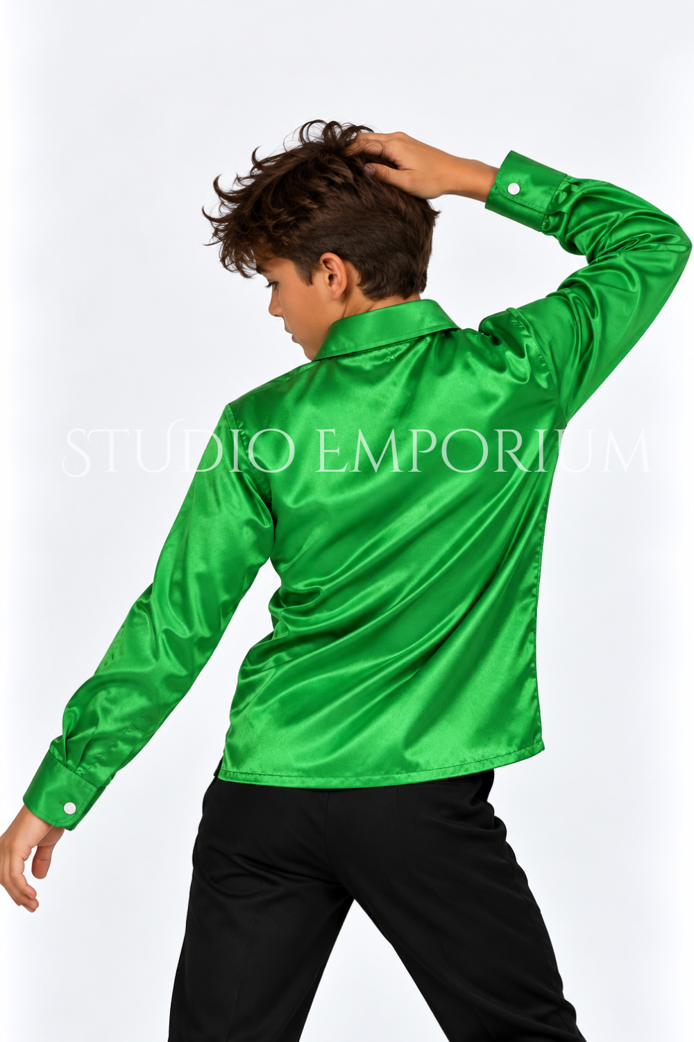 Sequin Collar Shirt
