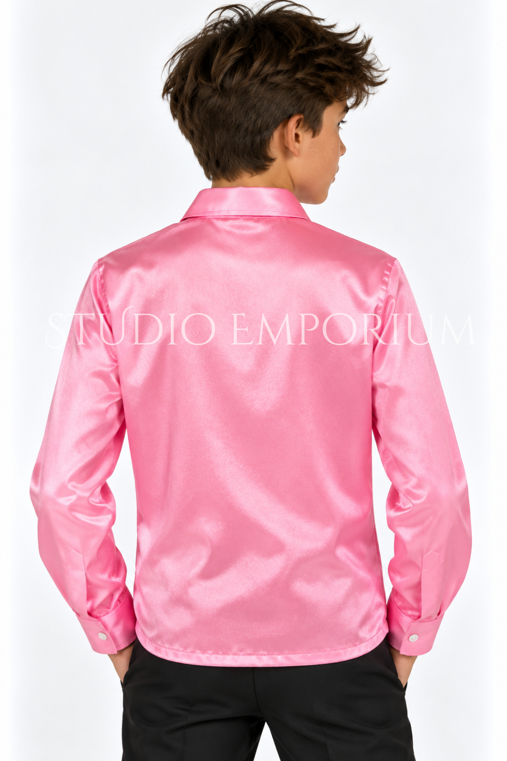 Sequin Collar Shirt