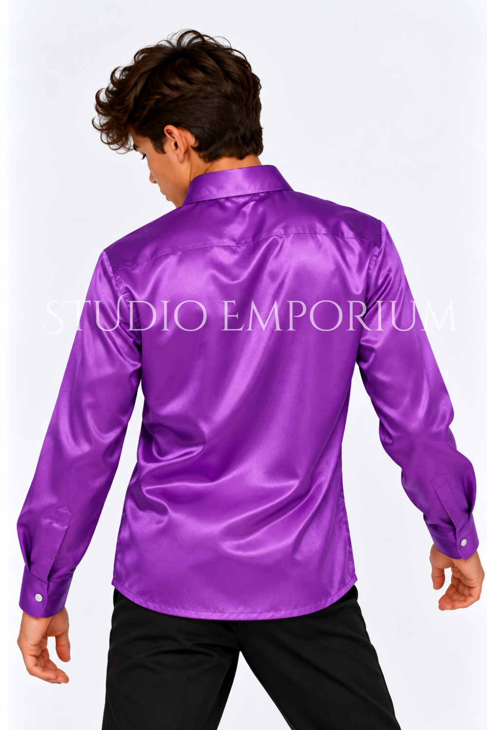 Sequin Collar Shirt