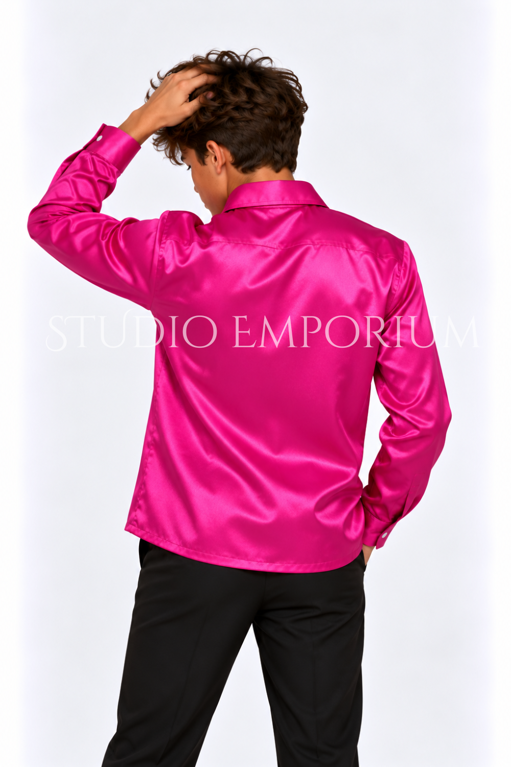 Sequin Collar Shirt