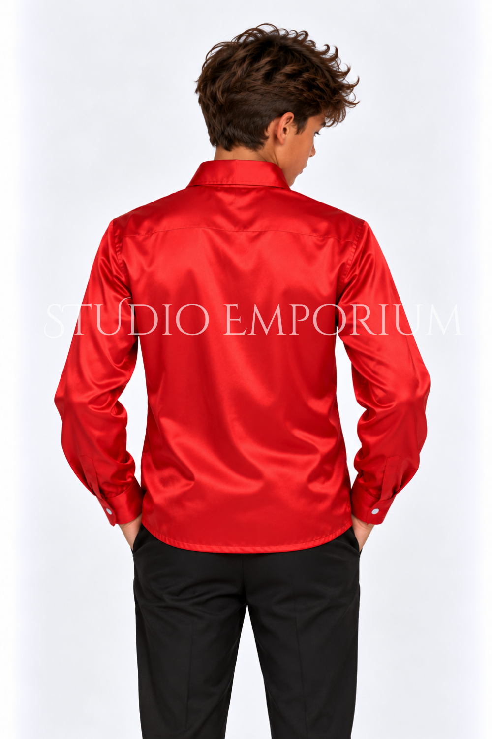 Sequin Collar Shirt
